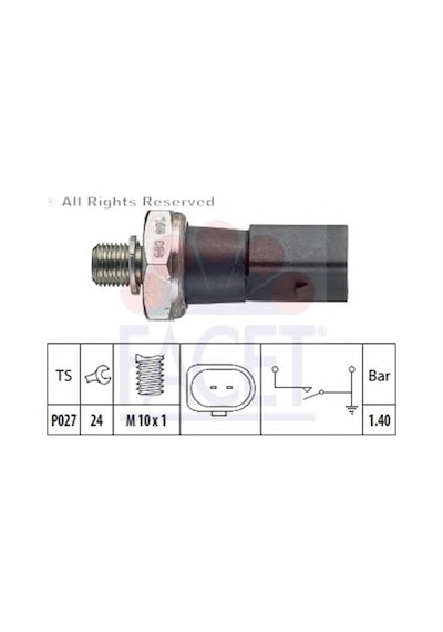 Vw Yağ Müşürü 1.40 Bar 06D919081B Facet 7.0168