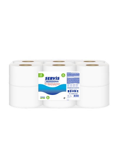 Servis Professional İçten Çekmeli Tuvalet Kağıdı 12 Rulo 90 Mt