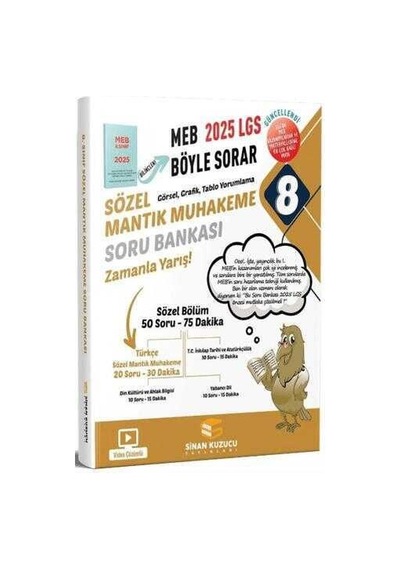 8. Sınıf Sözel Mantık Muhakeme Soru Bankası 2027