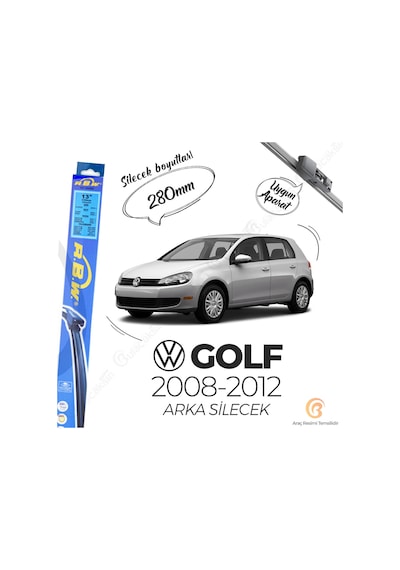 Volkswagen Golf 6 Arka Silecek 2008-2012 Rbw