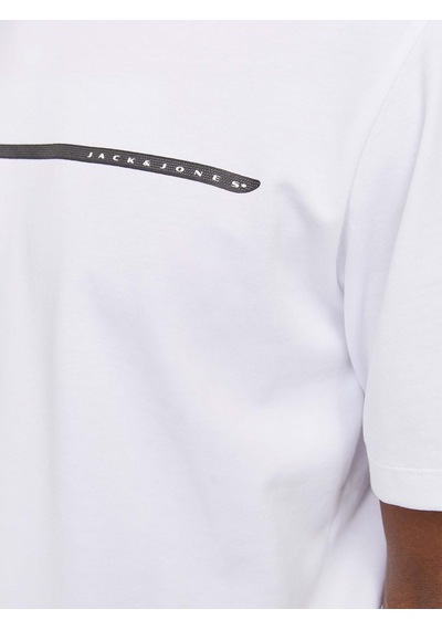 Jack & Jones JCOFUSION Erkek  Beyaz Tişört