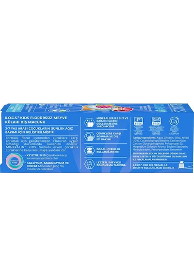 Kids Diş Macunu 3-7 Yaş 35 Ml Meyve Külahı