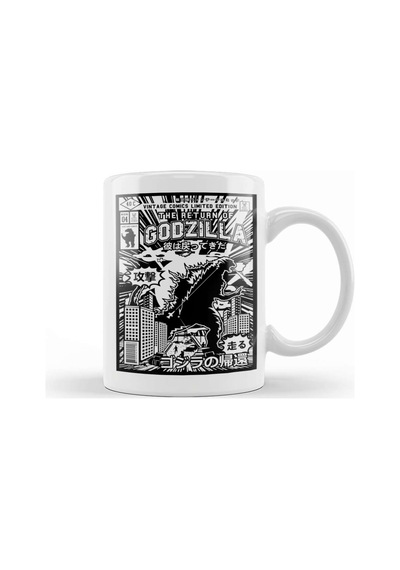 The Return Of Godzilla Comic Book Covers Kupa Bardak Porselen Karışık