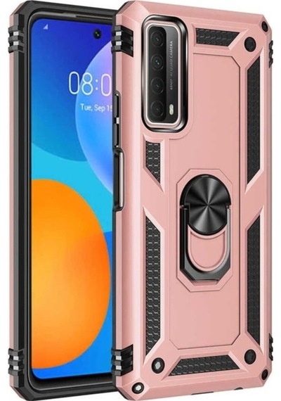 Huawei P Smart 2021 Kılıf Zore Vega Kapak Rose Gold