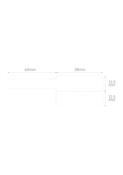 Nıımbot T25 Etiket 38mm X 40mm 100 Adet Beyaz Kablo İçin B1b21sb3s 1923 1 Rulo