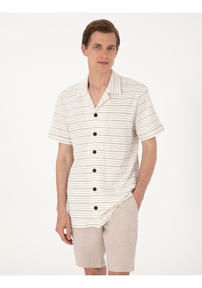 Pierre Cardin Erkek Bej Gömlek Örme 50303892-vr011 Bej