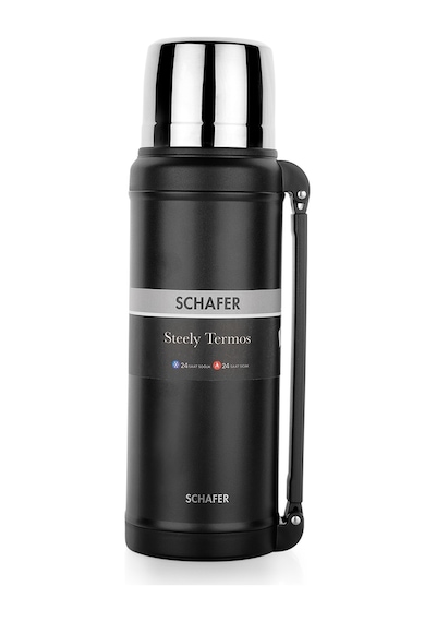 Schafer Steely Termos 2 L-siyah Siyah