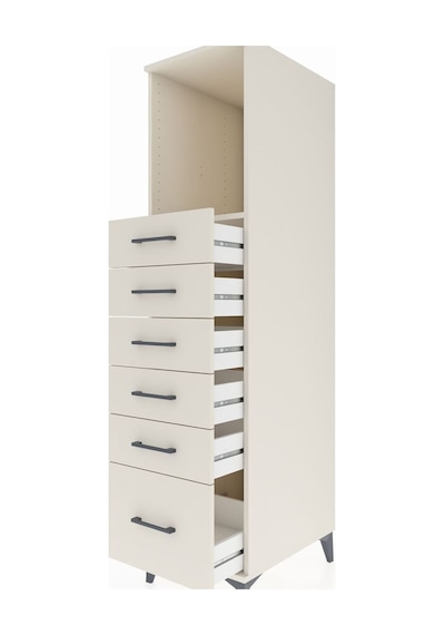 Kronos Dolap Tek Raflı 6 Çekmeceli 44x59x182 Aytaşı-aytaşı Aytası