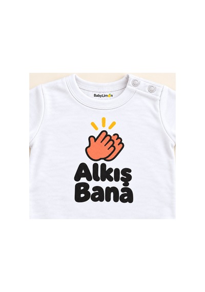 Babylimon Alkış Bana Beyaz Kısa Kollu Çıtçıtlı Bebek Zıbını Beyaz - Alkış Bana - 928161976 Beyaz - Alkış Bana Babylimon Alkış Bana Beyaz Kısa Kollu Çıtçıtlı Bebek Zıbını Beyaz - Alkış Bana - 928161976 Beyaz - Alkış Bana