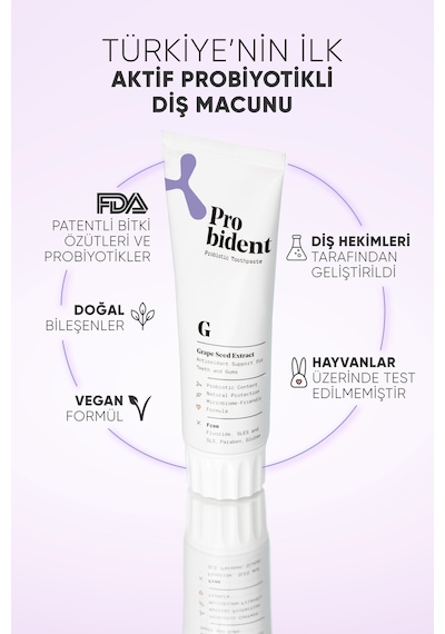 Probident Üzüm Çekirdeği Özüt İlaveli 75 ML + Dil Temizleme Aparatı