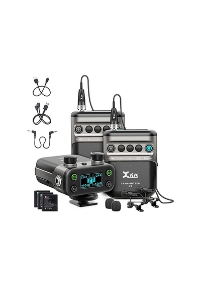 Xvive U5t2 Çift Vericili Dslr Kamera Telsiz Mikrofon Seti