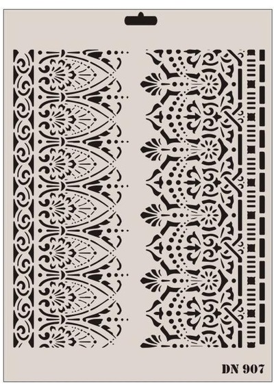 Rich Dantel Seri Dn-907 Stencil 35x25 Cm - Pmvp-290469 Renkli