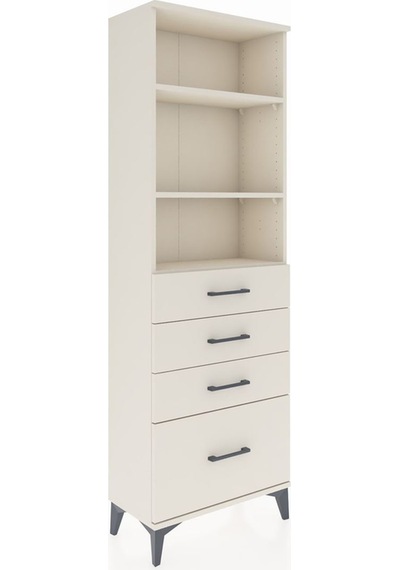 Arges Dolap 3 Raflı 4 Çekmeceli 60x30x182 Aytaşı-aytaşı Aytaşı