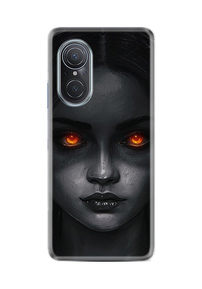 Huawei Nova 9 Se Kılıf Resimli Desenli Silikon Platinium Series Dark Woman 1887