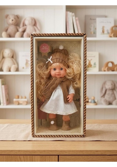 Lucia Girl Konuşan 35 Cm - Etkileşimli Kolları Bacakları Ve Kafası Et Kutulu Atkılı Oyuncak Bebek 74220163