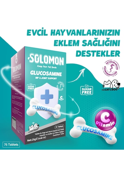 Solomon Süper Bağışıklık Set Kedi Ve Köpek İçin Glucosamine - Urinary - Immune C