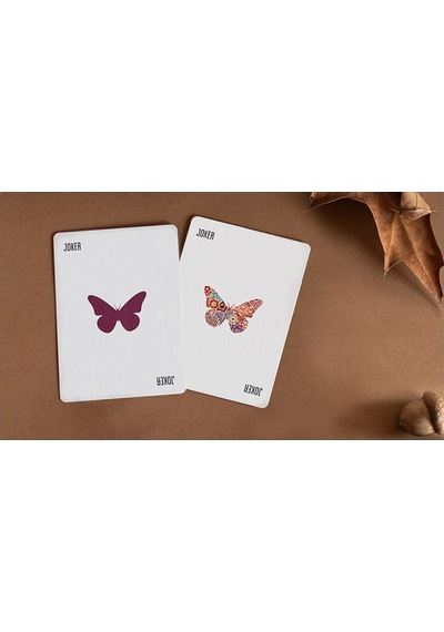 Cartamundi Butterfly Seasons Fall Marked Premium Oyun Kağıdı Limited Edition Koleksiyonluk İskambil Kartları