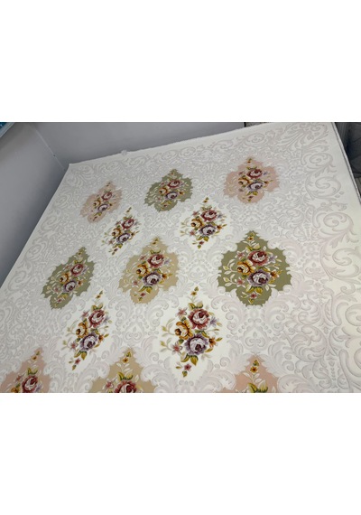 Dilek Halı Regnum 2596 200 X 290 Çiçekli Salon Halısı 1krem