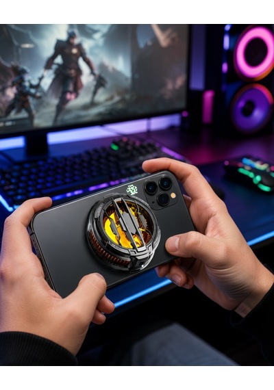 Telefon Soğutucu Rgb Işıklı Sessiz Fanlı