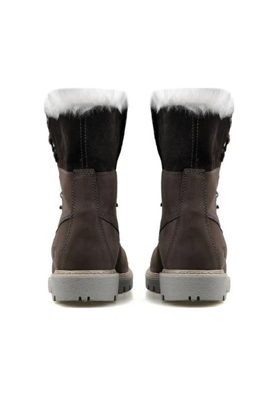 Caterpillar Utah Fur Darkgrey Nubuk Kadın Bot 001