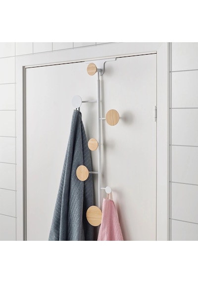 Kapı Askısı, Beyaz-huş Meridyendukkan 99x28 Cm Banyo-ardiye Alanı Düzenleyici Çok Renkli