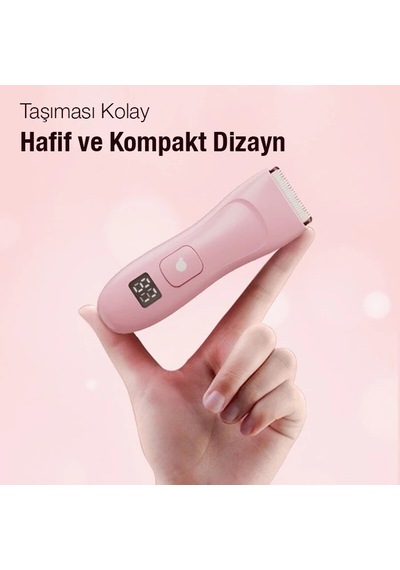 Su Geçirmez Dijital Göstergeli Saç Sakal Ve Vücut Tıraş Makinesi Siyah 3-6 Mm Ve 9-12 Mm Taraklı Mh-hs7904875927