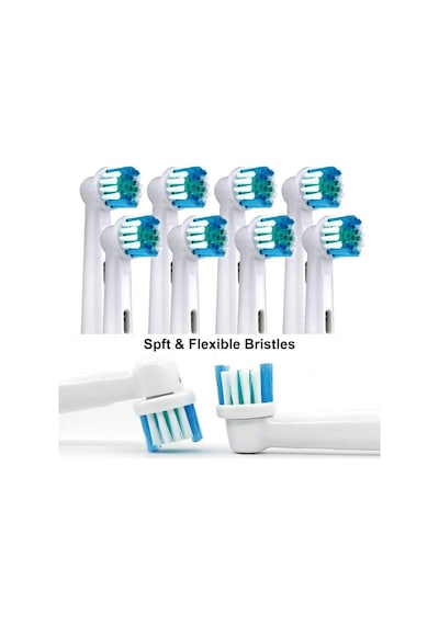 Oral B Şarjlı Diş FırçalarıI İle Uyumlu 4'lü Yedek Başlık
