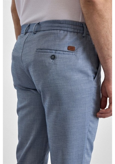 Süvari Lacivert Slim Düz Jogger Pantolon Pn2020500765-m09
