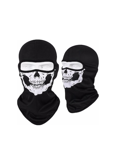 Motoanl Motosiklet Kurukafa Balaklava Güneş Koruyucu Rüzgar Geçirmez Motor Maske Yüz Koruma Siyah