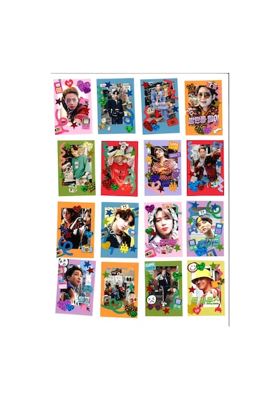 Bts 3 No -kpop- 16 Lı Fotokart Seti