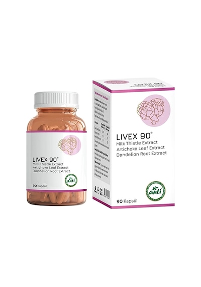 Livex 90 Enginar-Deve Dikeni-Karahindiba 90 Kapsül x 2 Adet