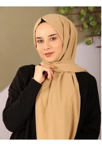Levidor Medine İpeği Şal Hardal Düz