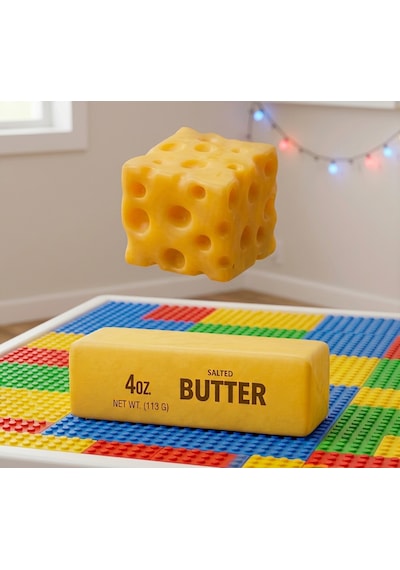 Butter Squıshy Sarı Ve Çilekli Butter Seç Yanında Cheese Peynir Süngerbob Muhteşem Ikili Sukuşi Seti Süper Yumuşak Slow Risin
