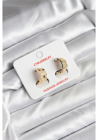 14k Gold Renk Kaplama Cm Kadın Küpe 5886 Belirtilmemiş 26964878