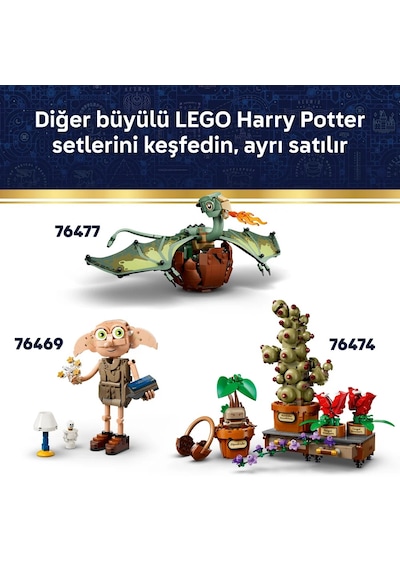 LEGO® Harry Potter™ Hogwarts™ Bina Arması 76462 - 12 Yaş ve Üzeri Çocuklar için Hayvanlar İçeren Oyuncak Yapım Seti (545 Parça)