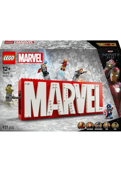 LEGO® Marvel: MARVEL Logosu ve Minifigürleri 76313 - Süper Kahraman Sevenler için Koleksiyonluk, Yaratıcı Oyuncak Yapım Seti (931 Parça) LEGO® Marvel: MARVEL Logosu ve Minifigürleri 76313 - Süper Kahraman Sevenler için Koleksiyonluk, Yaratıcı Oyuncak Yapım Seti (931 Parça)