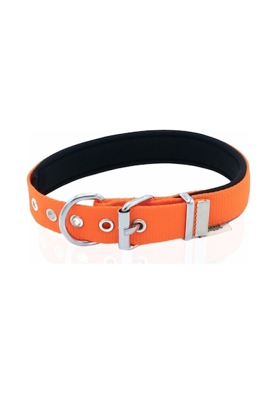 Doggie Konfor Dokuma Boyun Tasması Turuncu 2.5 x 37-45 CM