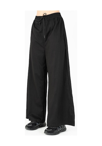 Maraton Comfort Kadın Bol Paça Siyah- Pantolon Siyah-