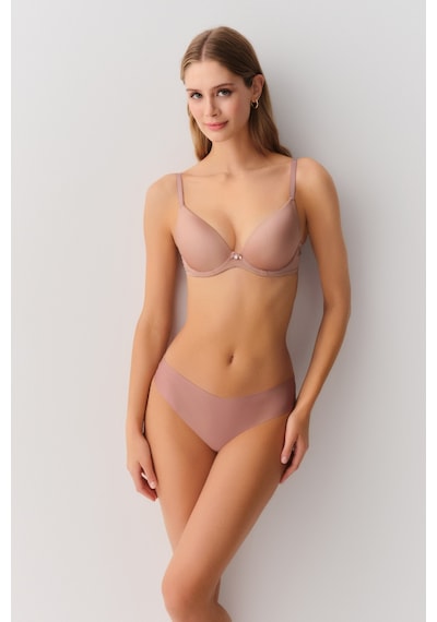 Suwen Invisible Lazer Kesim Brazilian String Külot Sw9938272 Nude