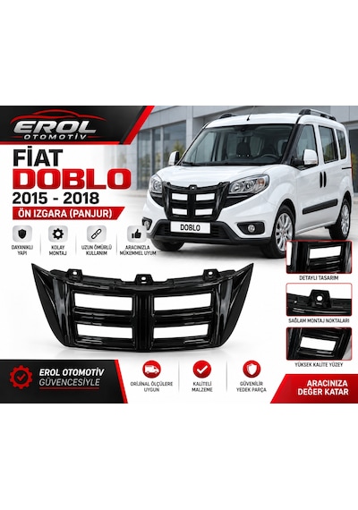 M.k.m. Fıat Doblo 2015-2018 Panjur Siyah