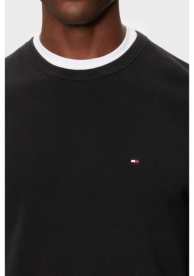 Tommy Hilfiger Erkek Kazak Mw0mw36347 Bds Siyah Siyah