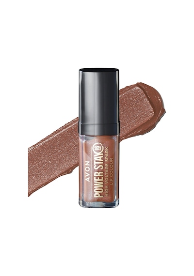 Avon Powerstay High Voltage Spark Likit Ruj Nude Surge