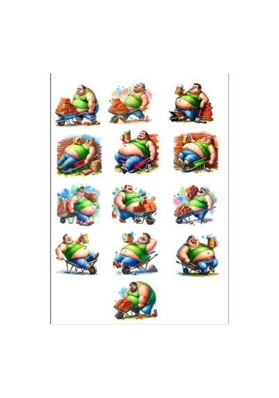 Göbekli Adamlar Sticker Set 1