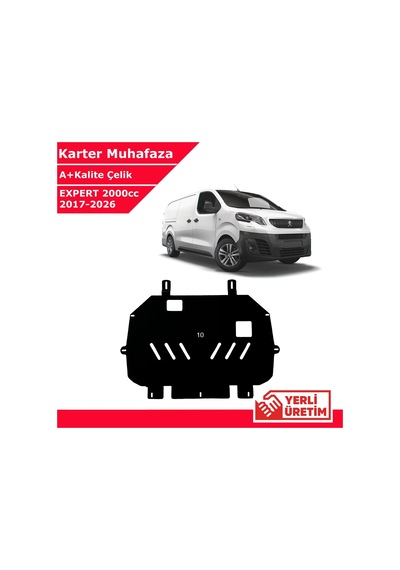 Peugeot Expert 2000cc 2017-2026 Çelik Karter Muhafaza Çelik Koruma Sacı A+ Kalite Yerli Üretim