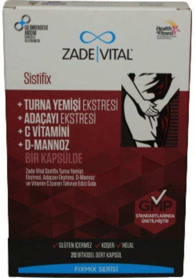 Zade Vital Sistifix Fix Mix 20 Kapsül