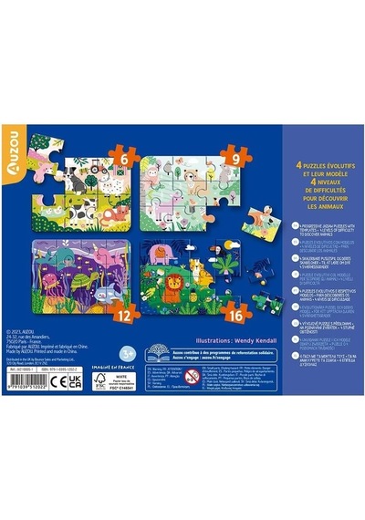My 4 Progressive Jigsaw Puzzles Mavi