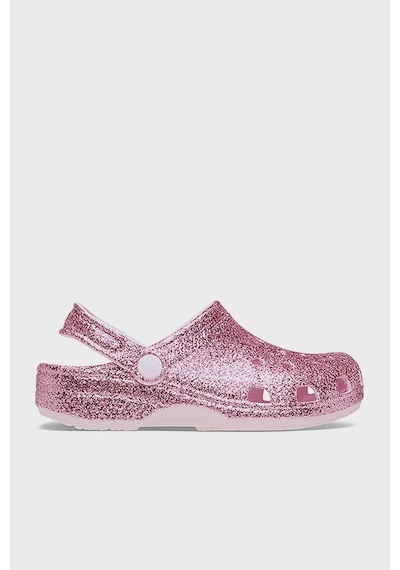 Crocs Classic Chunky Glitter Clog T Simli Terlik Kız Çocuk Terlik 211940-6zw Pembe