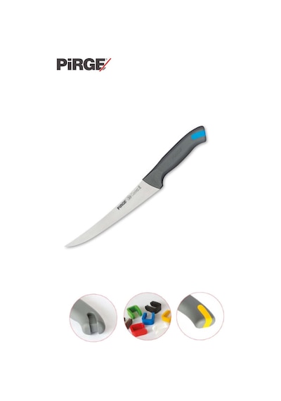 Pirge 37121 Gastro Kıvrık Sıyırma Bıçağı Yarı Esnek 15 CM Bıçak 7