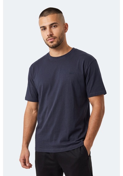 Slazenger Kodex Erkek Oversıze Lacivert Tişört