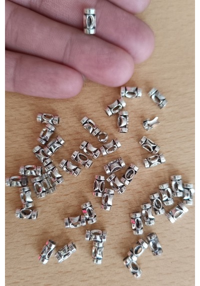 Boru Takı Ve Tesbih Püskül Yapımı Için Asansör Borusu 20 Adet Kaliteli Metal